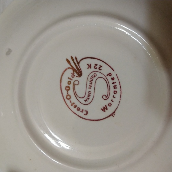 Vintage 1940's Royal China Tea Cup/Saucer & Cake Cutter - Picture 6 of 6